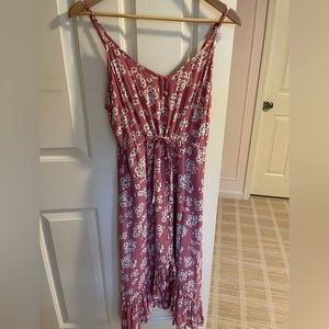 Rails pink floral dress